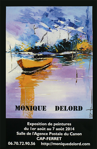 Exposition de peinture au Cap-Ferret, du 1er au 7 août 2014